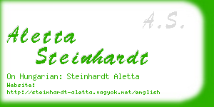 aletta steinhardt business card